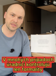 Video - kontroly formalít